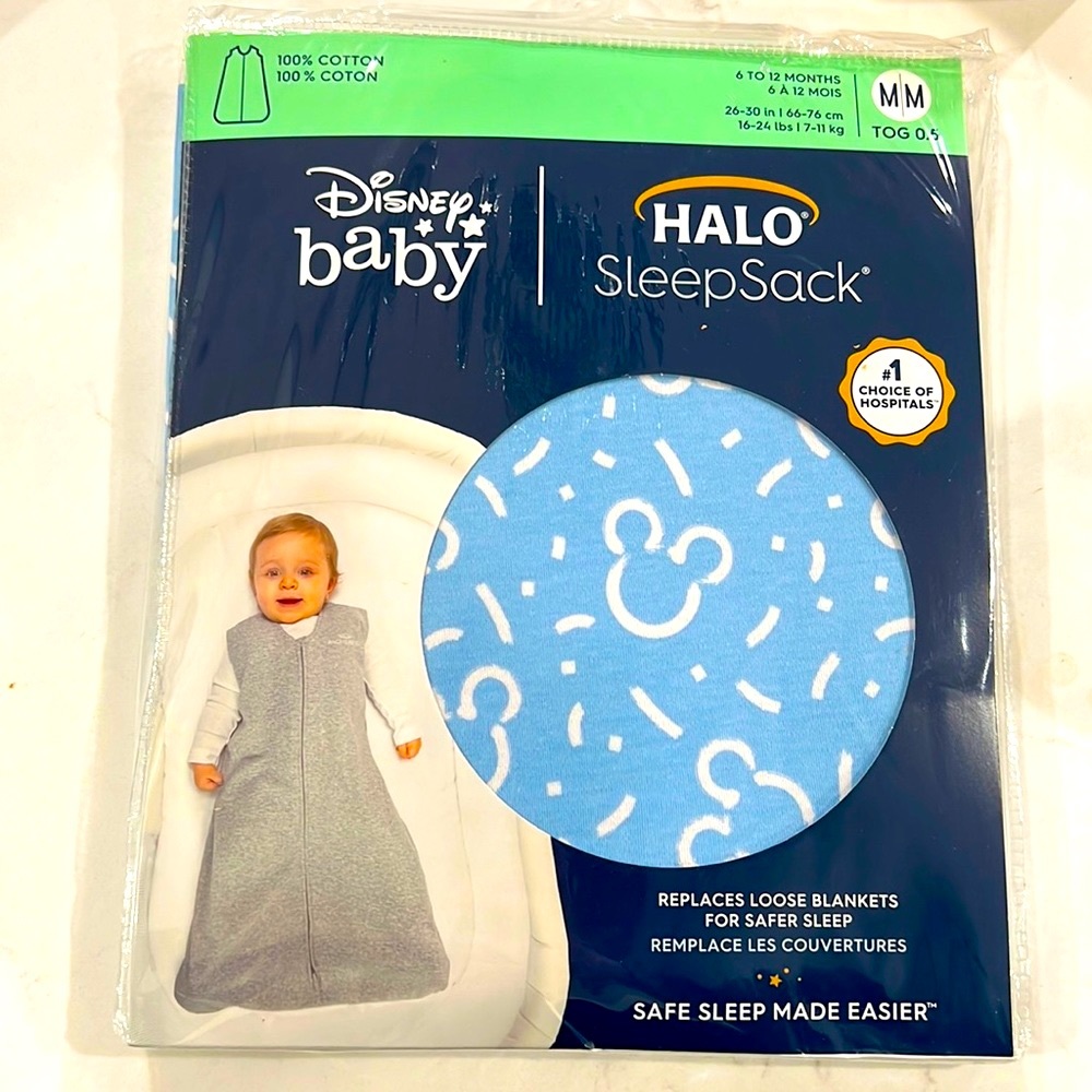 Disney baby HALO sleepsack swaddle, 6- 12 months